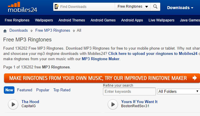 Free mp3 music download websites for phones